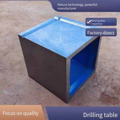 Heightened T-slot Pad Box, Free Delivery, Cnc Precision Machined Pad Box Workbench, 630*450*450 Cast Iron Square Box photo-4