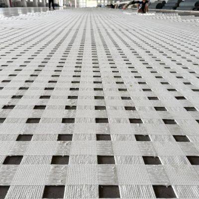 Полиэстеровый гибкий сетчатый материал h pet600 - 400ms с пределом прочности при растяжении pet900ms, используемый для защиты крыши в шахтных выработках и изготовления ложных крыш