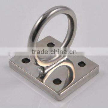 S49004 Flat Base Stainless Steel Mast Pad Eye