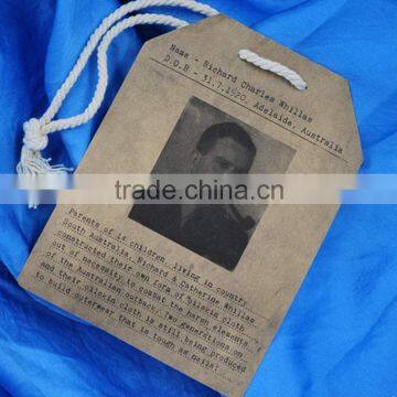 China factory price Supreme Quality hang tag for wiping cloth