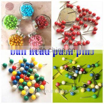 The 4*15mm Color Ball Head Drawig Map Push Pins With High Quality                        
                                                Quality Choice