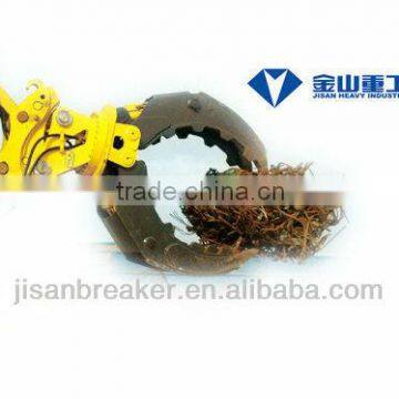 durable TAKEUCHI hydraulic grapple, TAKEUCHI excavator attachment grapple,wood log grapple