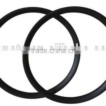 bike clincher tubeless fat rim 50mm width 29er fat bike rim 36 holes doublewall carbon rim