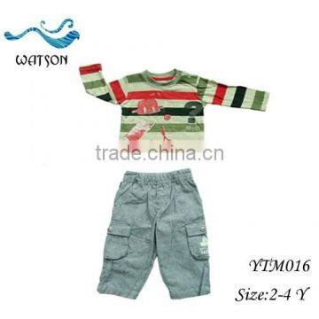 Boys Long Sleeve Printed Leisure Wear Clothing Set