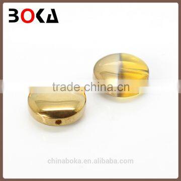 // Good quality golden border design Crystal Stone // white holes glass rhinestone glass stones //