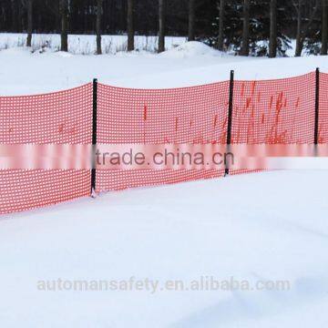 Plastic Reflective Orange Safety Snow Fence