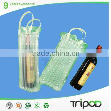 Inflatable Air Bag Handle , Plastic Wine Bag Packing