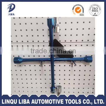 Hardware Tool Carbon Steel Cross Rim Torque Wrench/4 Way Wheel Spanner photo-6