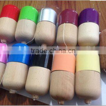 Colorful japanese traditional wood kendama pill