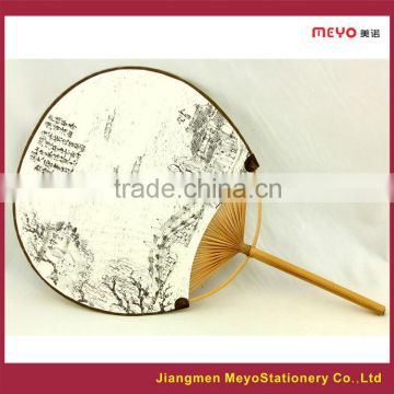 2015 Decorative Art Custom handmade Round Hand Fan for sales advertising                        
                                                Quality Choice