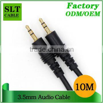 SLT 32Ft Gold Plated 3.5mm Male to Male Stereo Audio Extension Cable