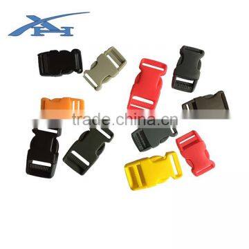 Colorful plastic buckles for belts,side relaese plastic buckles