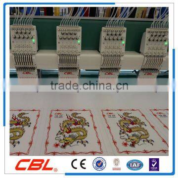 High speed 4 heads 9 needles embroidery machine