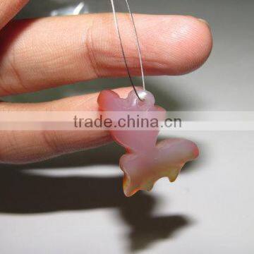 6 Pcs Lovely Fish In The Water Chalcedony Stone photo-4