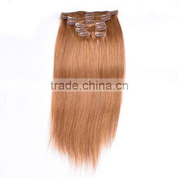 Best Seling Remy Human Hair Clip In Hair Extension, Double Drawn Wholesale 100g Clip In Hair Extension photo-6