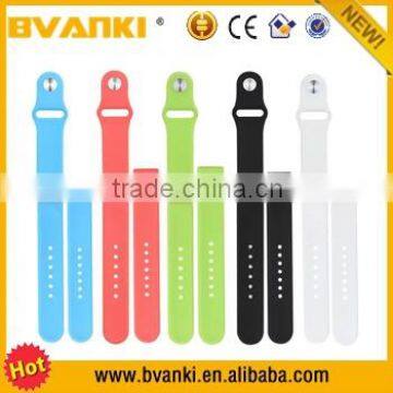 Integrated Watch Bands Replacement For Apple Watch Band Double Strap,Patented Silicone Wristband Silicone Bracelet