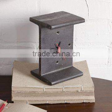 Retro Unique I-Beam Table Clock