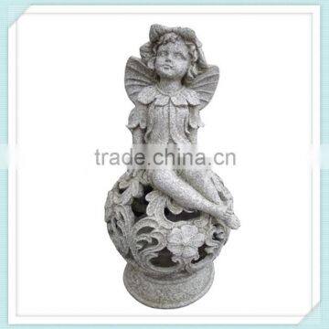 Europe style angel polyresin crafts for garden decor