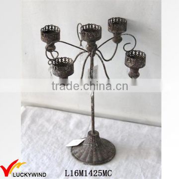 Table Version Retro Rustic candelabra centerpieces                        
                                                Quality Choice