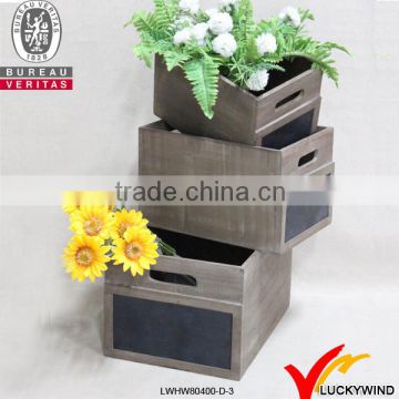 wood indoor decorative flower garden planter