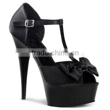 Sexy Women Strippers Sandals Latest Clubbing Heels Shoes Fashion wedding Shoes Black Platform High Heels Black Party Shoes