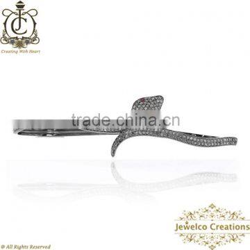 Natural Diamond Pave Silver Palm Bracelet, Diamond Palm Jewelry, 925 Sterling Silver Diamond Designer Snake Palm Bracelet