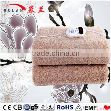 manufacturer of Single Controller Synthetic wool Electric Blanket