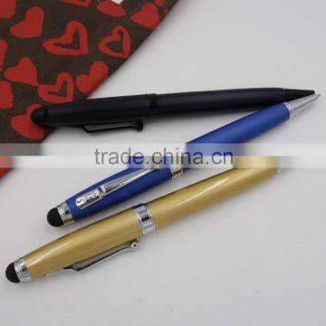 2014 hot selling 4 in 1 multifunction pen Laser Pointer & led Light Stylus ballpoint pen