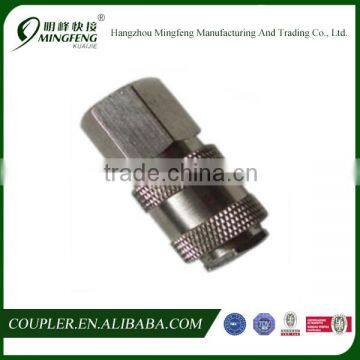 universal type European market nickel-plating fmale thread quick coupler