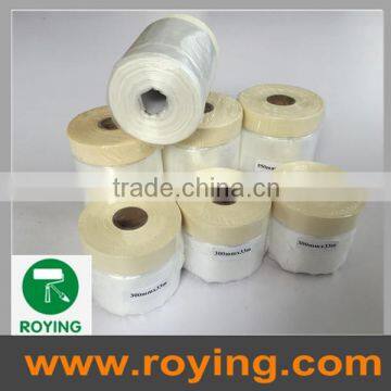 Pre-taped masking film/plastic masking film/spray plastic masking film