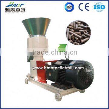 22 kw economical flat die biofuel wood particle machine