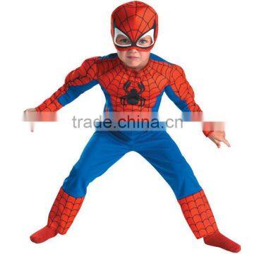 kid spiderman costume spandex spiderman costume CC -1549