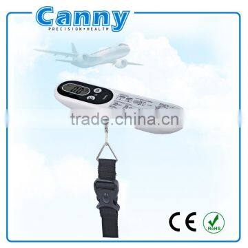 Electronic Luggage Scale 50kg capacity LED Flashing light warning function