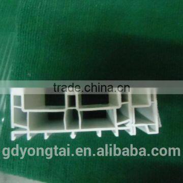 China Hot Sale Pvc -u Profile,pvc Window Profile, Plastic Pvc Profile for 120 4 Tracks photo-2