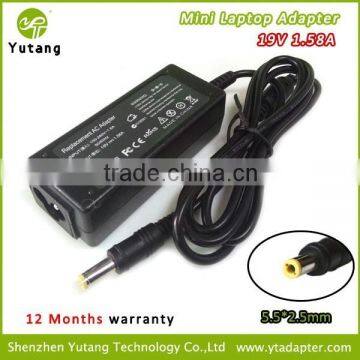 Replacement 19V 1.58A 30W Laptop AC Adapter 5.5*2.5mm