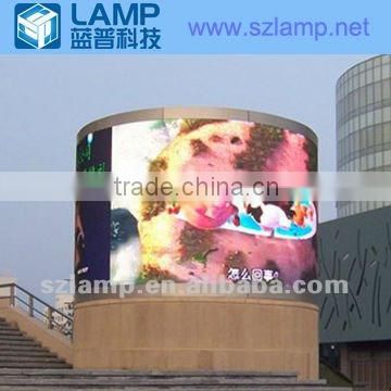 LAMP full color video LED round display