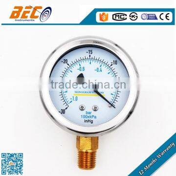 (YNZ-60A) 60mm colorful dial with retaining pin style vacuum low pressure oil filling function sight glass level gauge