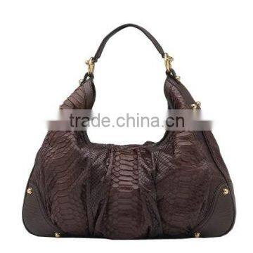 PY-198 Python bag,ladies hobo bag,python leather handbags