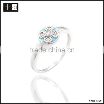 2016 latest simple style rhodium finger ring