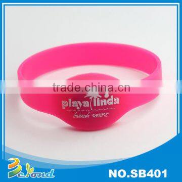 China factory logo printed colorful rfid funny custom wristbands