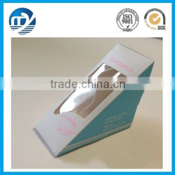 Triangle sandwich box for packaging