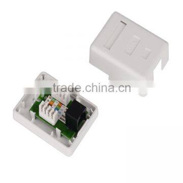 Single Port Cat5e RJ45 UTP Surface Mount Box