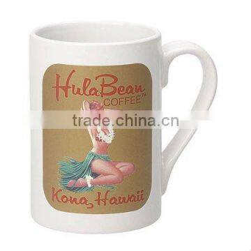 13oz Coffee Ceramic Mug with Ribbon Handle for Promotion