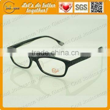 Alibaba online latest fashion acetate material simple optical frames with black color