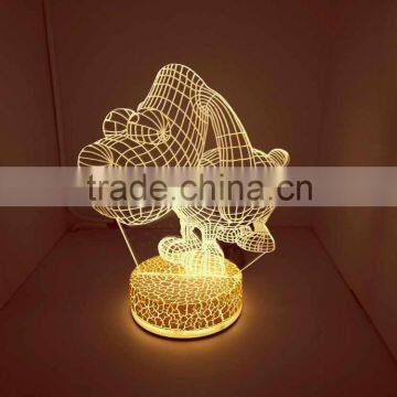 Plastic base led night light