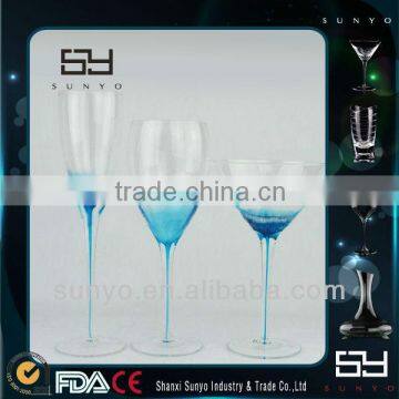 New Design Gradient Colored Wine Glasses Wholesale/Goblets