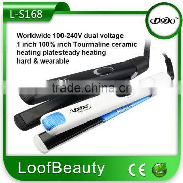 New product for 2016, 1 inch1/4 infrared & negativeion hair straightener