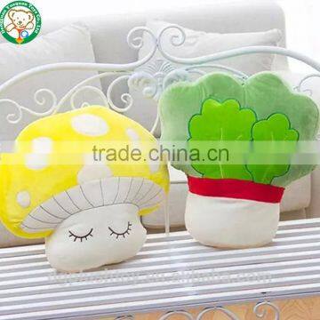 Wholesale design vegetable brassica pekinensis mushroom plush toy