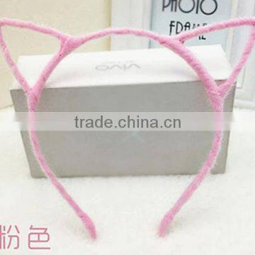 simple anime cat ears baby headband hair accessory for kids