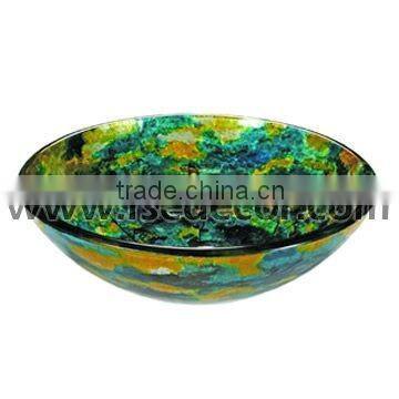 Coloured Glass Washing Basin